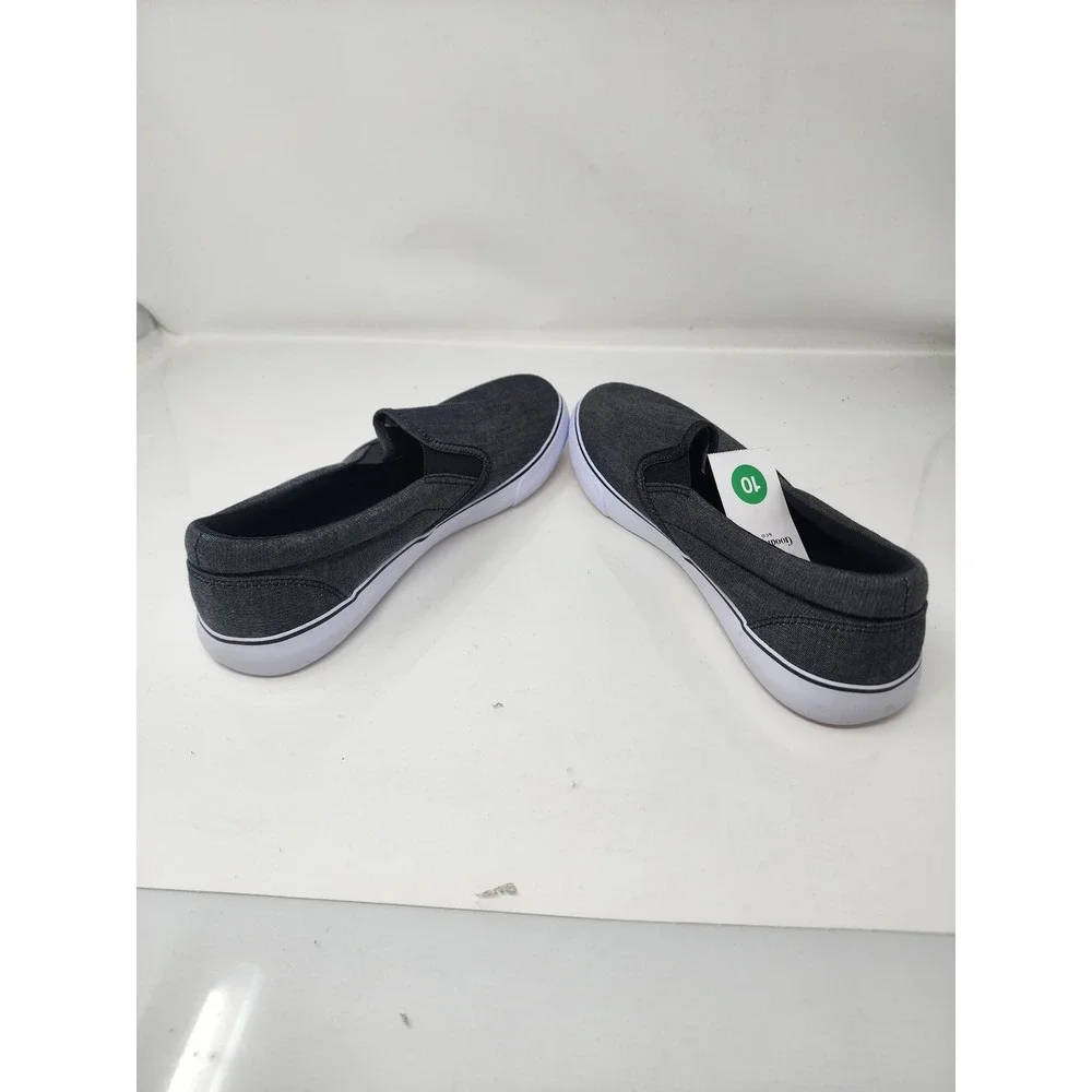 Goodfellow & Co Mens Phillip Slip On Shoes Gray Canvas Casual Size 10